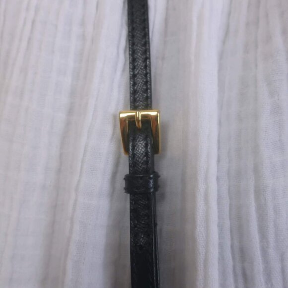 Prada Tessuto Mini Camera Crossbody Bag Black Nylon & Saffiano Leather Clutch - Picture 2 of 15